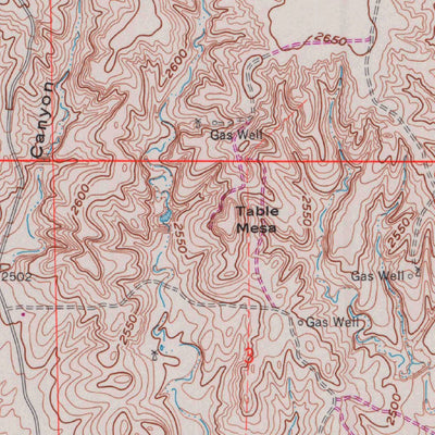 United States Geological Survey Kismet SE, KS-OK (1963, 24000-Scale) digital map