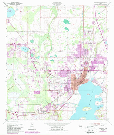 United States Geological Survey Kissimmee, FL (1953, 24000-Scale) digital map
