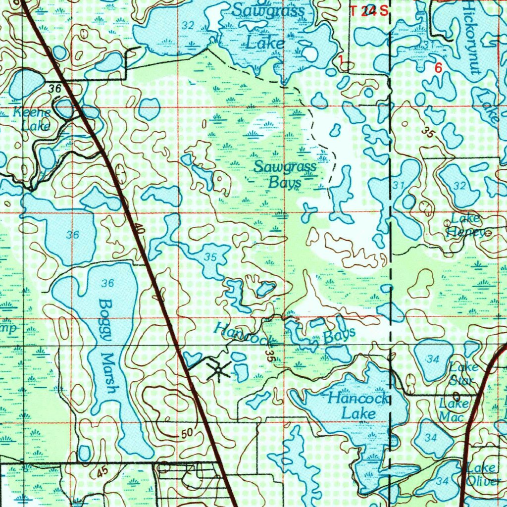 Kissimmee FL 1979 100000 Scale - United States Geological Survey Kissimmee Fl 1979 100000 Scale Digital Map 37054154113180 