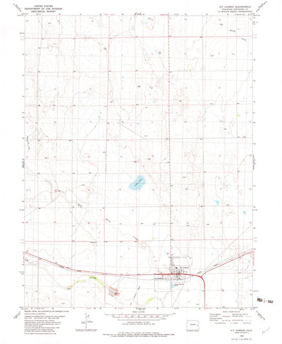 United States Geological Survey Kit Carson, CO (1982, 24000-Scale) digital map