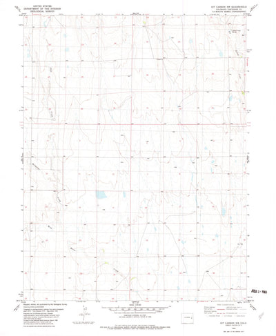 United States Geological Survey Kit Carson NW, CO (1982, 24000-Scale) digital map