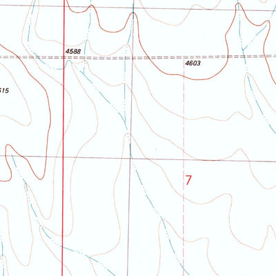 United States Geological Survey Kit Carson NW, CO (1982, 24000-Scale) digital map