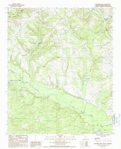 United States Geological Survey Kitchings Mill, SC (1988, 24000-Scale) digital map