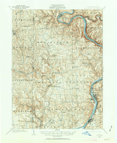 United States Geological Survey Kittanning, PA (1900, 62500-Scale) digital map