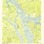 United States Geological Survey Kittredge, SC (1950, 24000-Scale) digital map