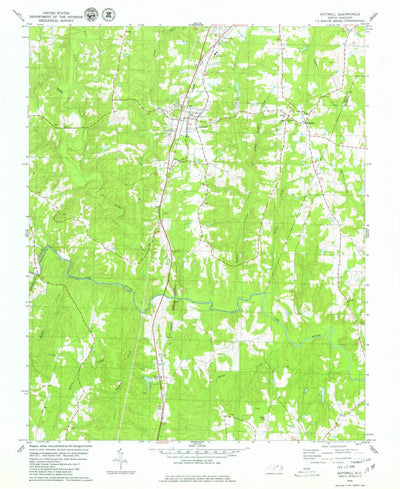 United States Geological Survey Kittrell, NC (1979, 24000-Scale) digital map