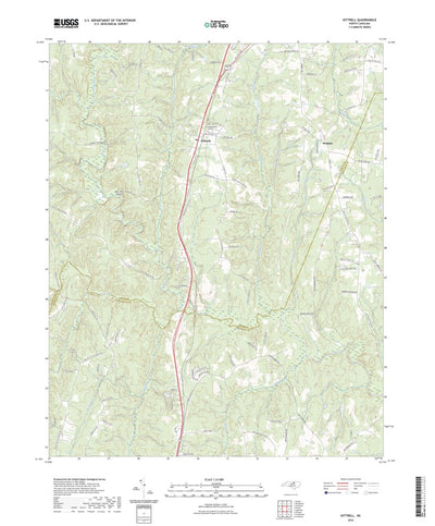 United States Geological Survey Kittrell, NC (2022, 24000-Scale) digital map