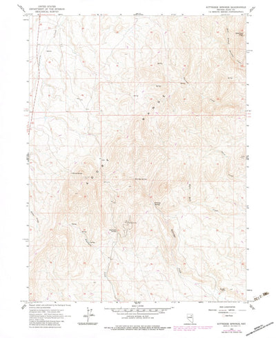 United States Geological Survey Kittridge Springs, NV (1962, 24000-Scale) digital map