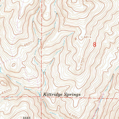 United States Geological Survey Kittridge Springs, NV (1962, 24000-Scale) digital map