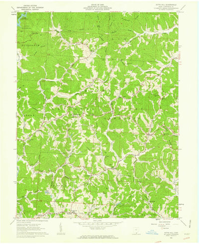 United States Geological Survey Kitts Hill, OH (1961, 24000-Scale) digital map