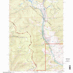 United States Geological Survey Kitty Creek, MT-ID (1997, 24000-Scale) digital map