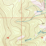 United States Geological Survey Kitty Creek, MT-ID (1997, 24000-Scale) digital map