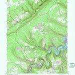 United States Geological Survey Kitzmiller, MD-WV (1948, 24000-Scale) digital map