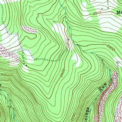 United States Geological Survey Kitzmiller, MD-WV (1948, 24000-Scale) digital map