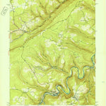 United States Geological Survey Kitzmiller, MD-WV (1950, 24000-Scale) digital map
