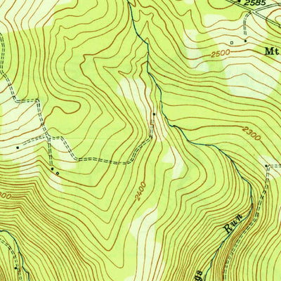 United States Geological Survey Kitzmiller, MD-WV (1950, 24000-Scale) digital map