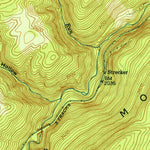 United States Geological Survey Kitzmiller, MD-WV (1950, 24000-Scale) digital map