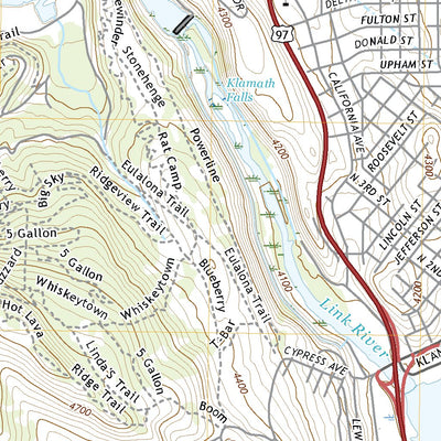 United States Geological Survey Klamath Falls, OR (2020, 24000-Scale) digital map