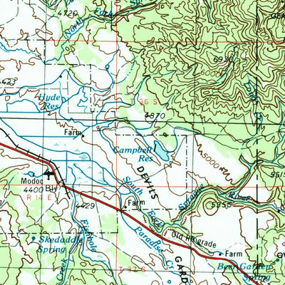 United States Geological Survey Klamath Falls, OR-CA (1955, 250000-Scale) digital map