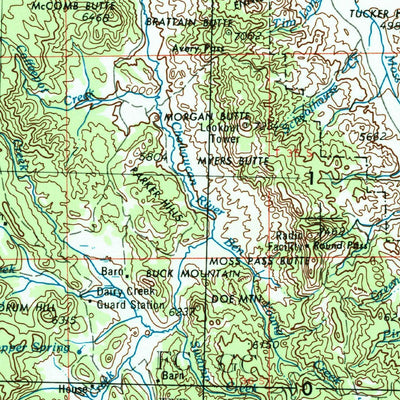 United States Geological Survey Klamath Falls, OR-CA (1955, 250000-Scale) digital map