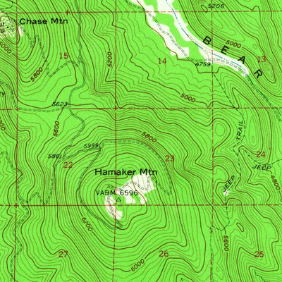 United States Geological Survey Klamath Falls, OR-CA (1957, 62500-Scale) digital map