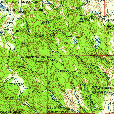 United States Geological Survey Klamath Falls, OR-CA (1958, 250000-Scale) digital map