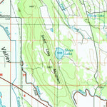 United States Geological Survey Klamath Falls, OR-CA (1991, 100000-Scale) digital map
