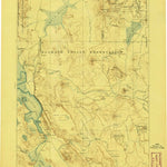 United States Geological Survey Klamath Falls W, OR-CA (1894, 250000-Scale) digital map