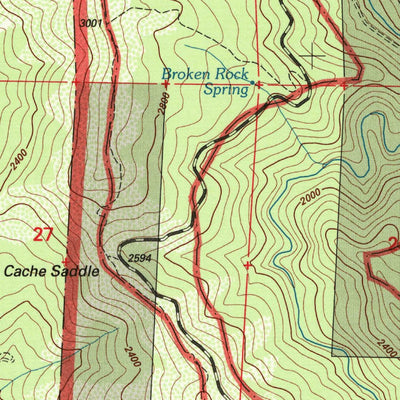 United States Geological Survey Klamath Glen, CA (1997, 24000-Scale) digital map