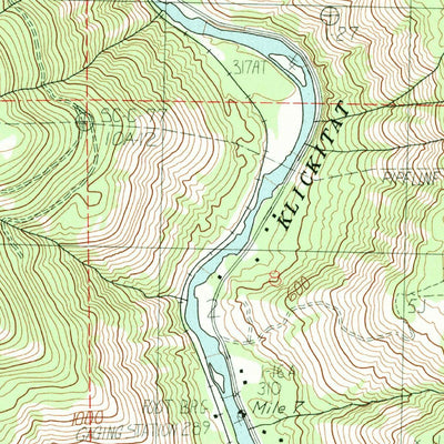 United States Geological Survey Klickitat, WA (1983, 24000-Scale) digital map
