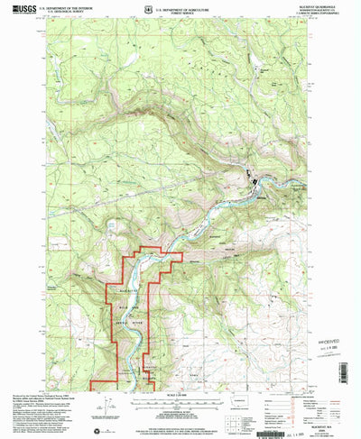 United States Geological Survey Klickitat, WA (2000, 24000-Scale) digital map