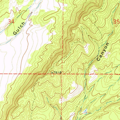United States Geological Survey Kline, CO (1968, 24000-Scale) digital map