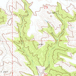 United States Geological Survey Kline Draw, WY (1971, 24000-Scale) digital map