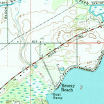 United States Geological Survey Klinger Lake, MI-IN (1972, 24000-Scale) digital map
