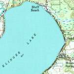 United States Geological Survey Klinger Lake, MI-IN (1972, 24000-Scale) digital map