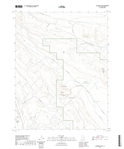 United States Geological Survey Klondike Bluffs, UT (2023, 24000-Scale) digital map