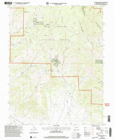 United States Geological Survey Klondike Mine, CO (2001, 24000-Scale) digital map