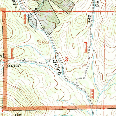 United States Geological Survey Klondike Mine, CO (2001, 24000-Scale) digital map