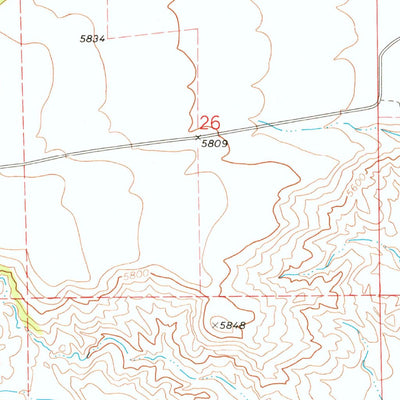 United States Geological Survey Klondike Ranch, WY (1967, 24000-Scale) digital map