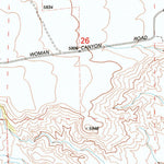 United States Geological Survey Klondike Ranch, WY (1993, 24000-Scale) digital map