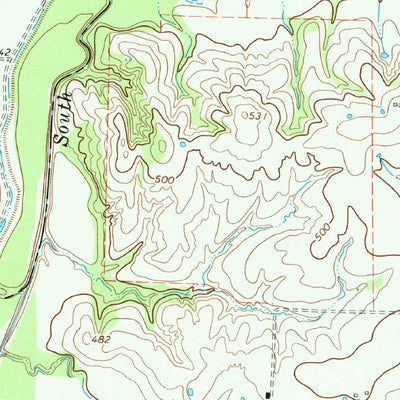 United States Geological Survey Klondike, TX (1964, 24000-Scale) digital map
