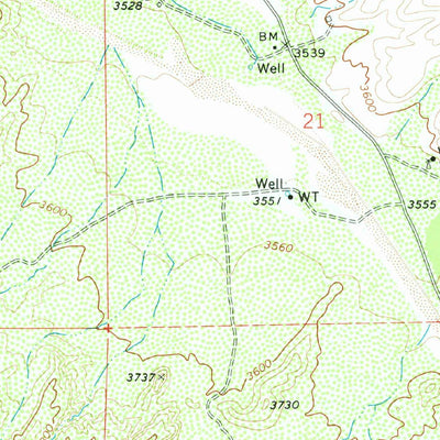 United States Geological Survey Klondyke, AZ (1972, 24000-Scale) digital map