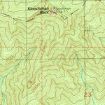United States Geological Survey Kloochman Rock, WA (1990, 24000-Scale) digital map