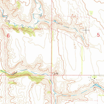 United States Geological Survey Kloten, ND (1967, 24000-Scale) digital map