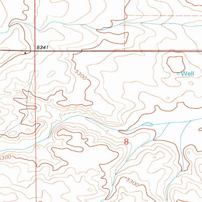 United States Geological Survey Klutz Canyon, WY (1990, 24000-Scale) digital map