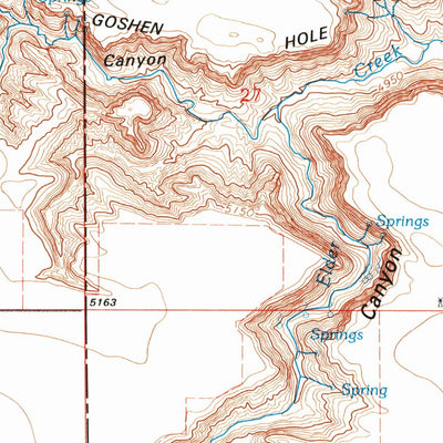 United States Geological Survey Klutz Canyon, WY (1990, 24000-Scale) digital map
