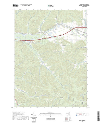 United States Geological Survey Knapp Creek, NY (2023, 24000-Scale) digital map