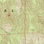 United States Geological Survey Kneecap Ridge, CA (1996, 24000-Scale) digital map