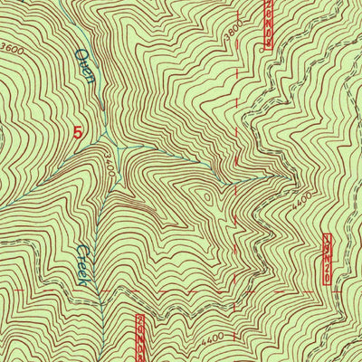 United States Geological Survey Kneecap Ridge, CA (1996, 24000-Scale) digital map