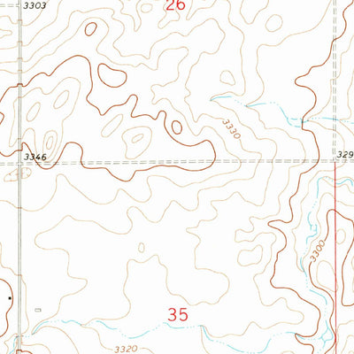 United States Geological Survey Knees, MT (1970, 24000-Scale) digital map